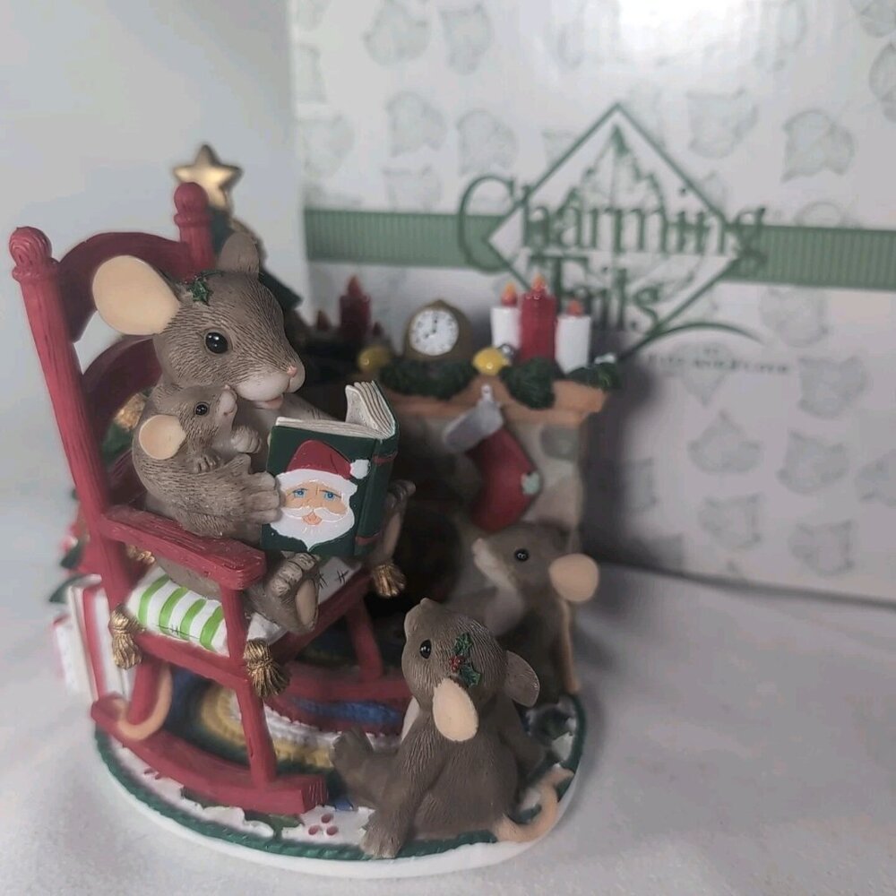 Charming Tails Christmas Time is Family 87/117 Fitz & Floyd Figurine in Box Mice
